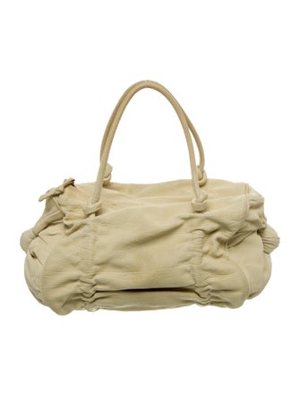 Bottega Veneta Canvas Messenger Bag