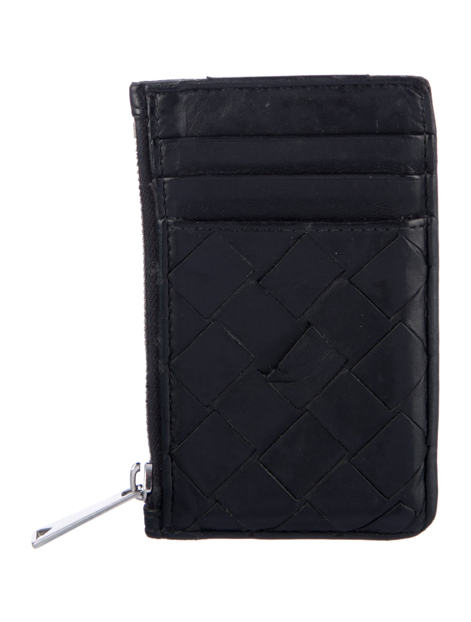 Bottega Veneta Intrecciato Weave Leather Wallet