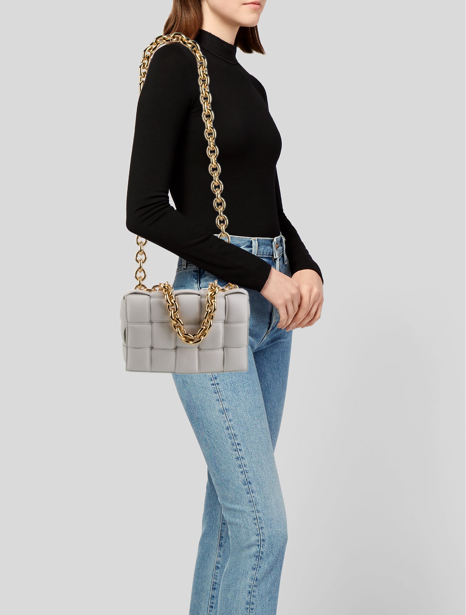 Bottega Veneta Intrecciato Chain Padded Cassette