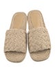 Bottega Veneta Intrecciato Weave Jute Slides
