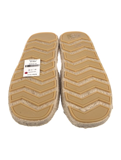 Bottega Veneta Intrecciato Weave Jute Slides