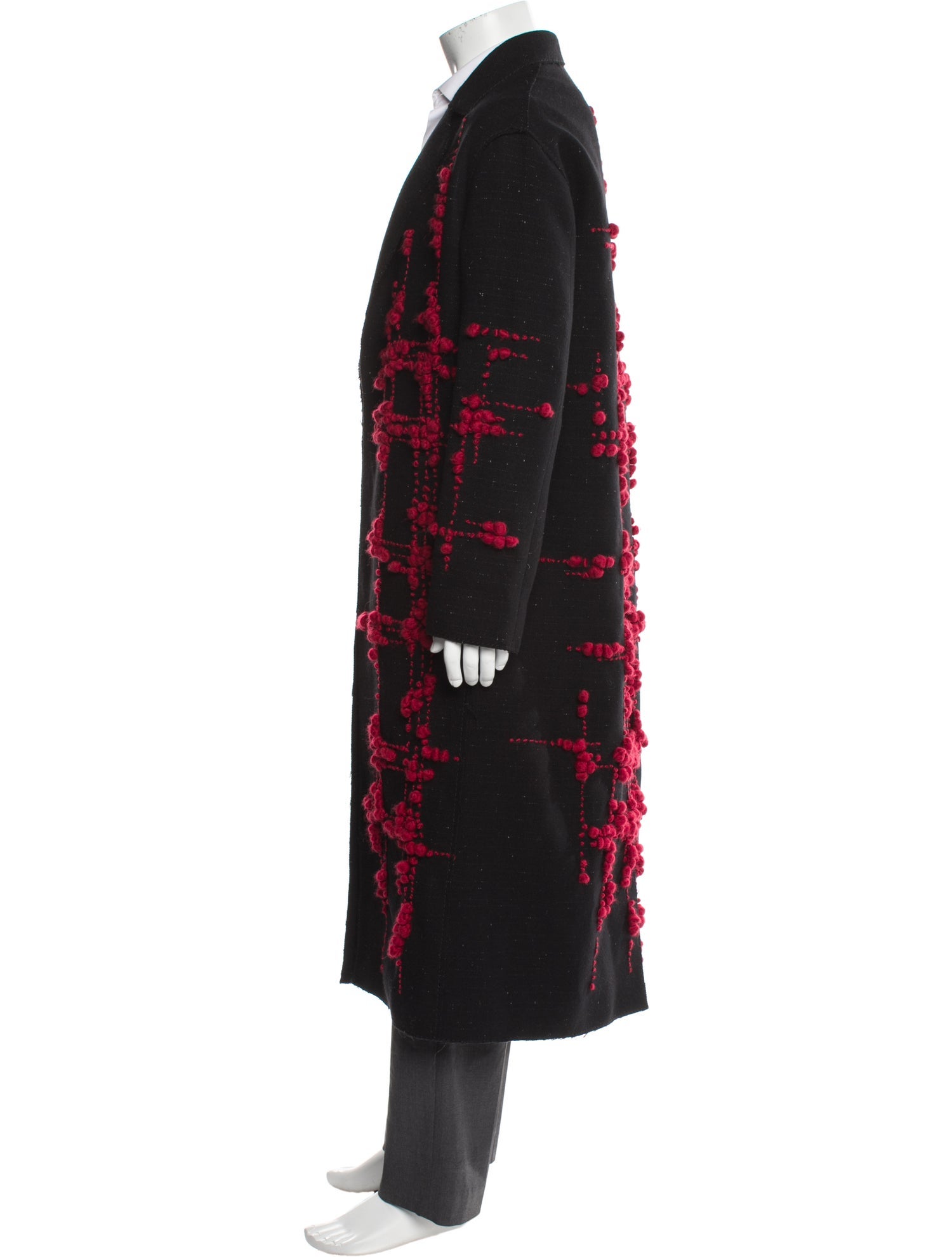 Bottega Veneta Floral Print Overcoat