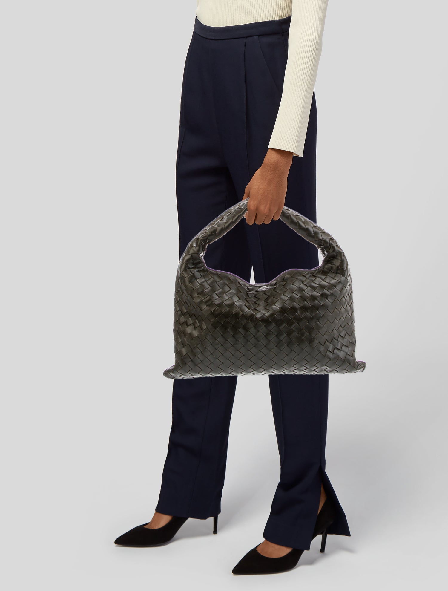 Bottega Veneta Intrecciato Hop Small