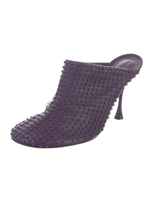 Bottega Veneta Leather Studded Accents Mules