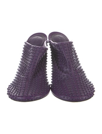 Bottega Veneta Leather Studded Accents Mules