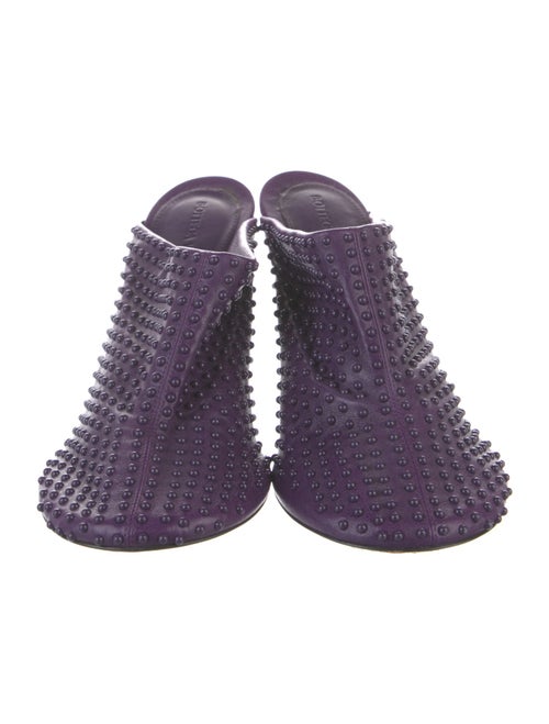 Bottega Veneta Leather Studded Accents Mules