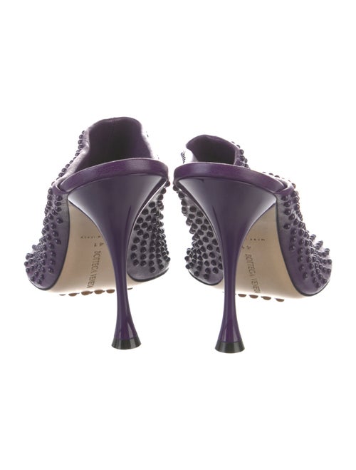 Bottega Veneta Leather Studded Accents Mules