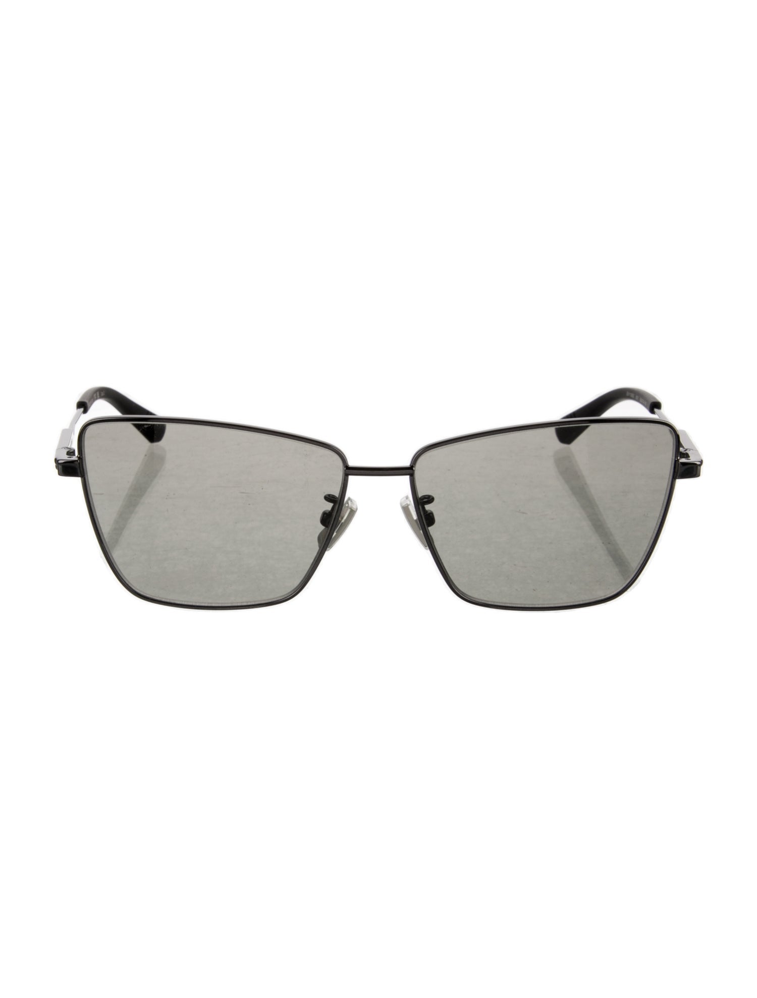 Bottega Veneta Intrecciato Weave Square Sunglasses
