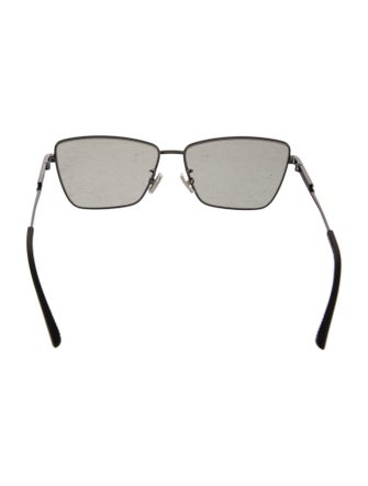 Bottega Veneta Intrecciato Weave Square Sunglasses