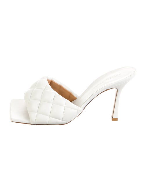 Bottega Veneta Quilted Pattern Leather Slides