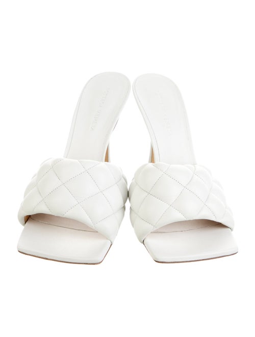 Bottega Veneta Quilted Pattern Leather Slides