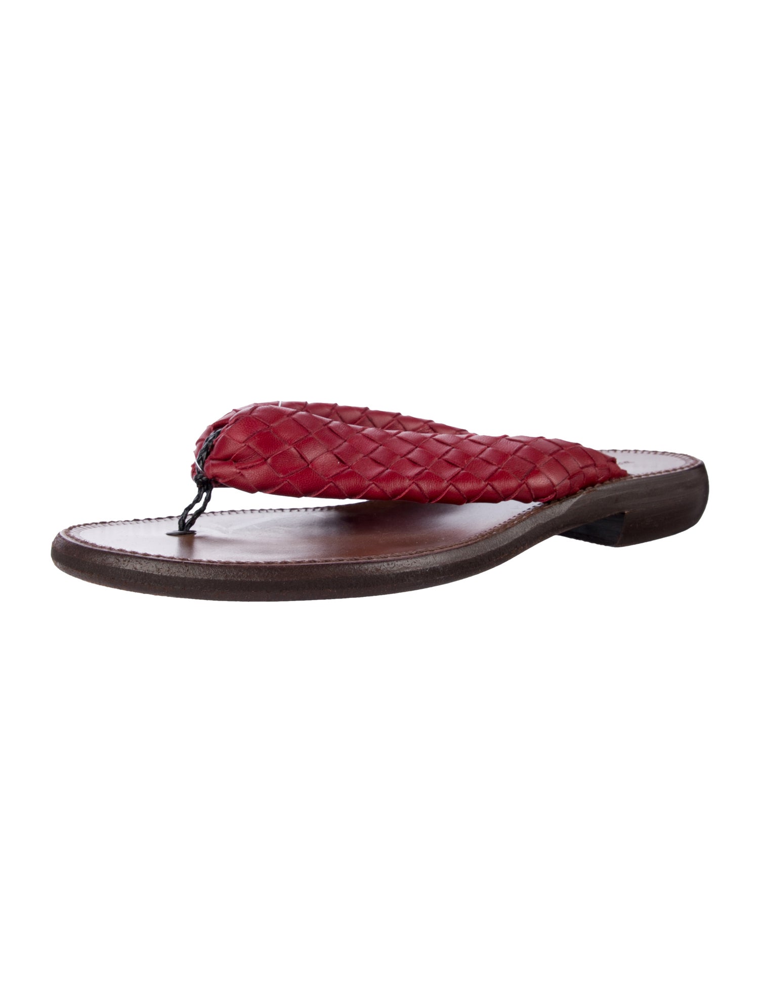 Bottega Veneta Leather Slides