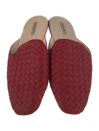 Bottega Veneta Intrecciato Weave Leather Mules