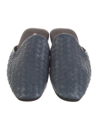 Bottega Veneta Intrecciato Weave Leather Slippers