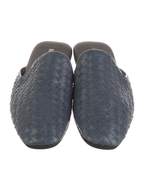 Bottega Veneta Intrecciato Weave Leather Slippers