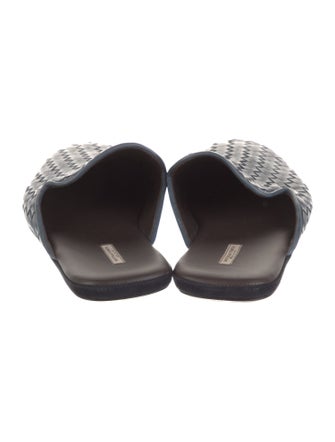 Bottega Veneta Intrecciato Weave Leather Slippers