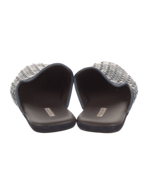 Bottega Veneta Intrecciato Weave Leather Slippers