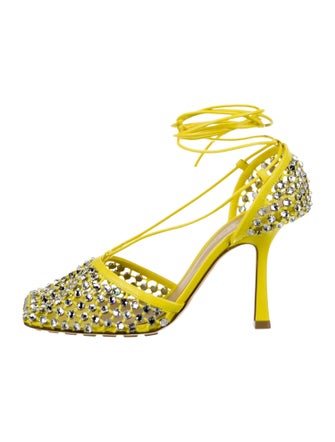 Bottega Veneta Mesh Printed Pumps