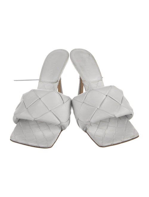 Bottega Veneta Intrecciato Weave Leather Slides