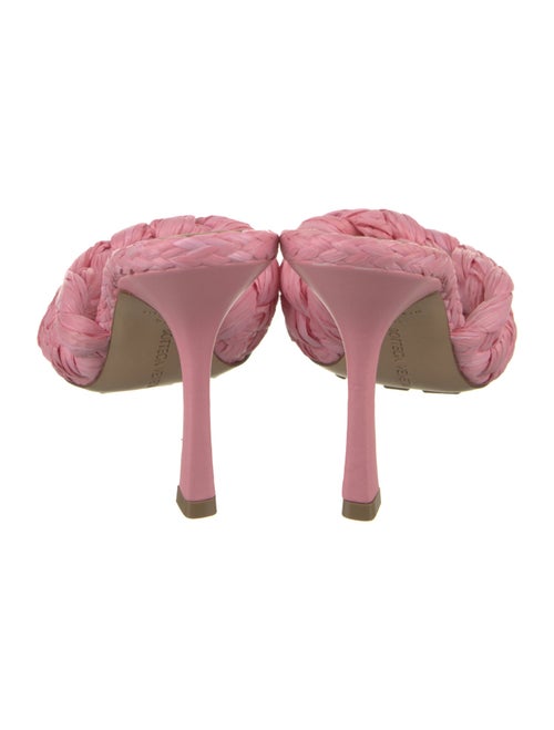 Bottega Veneta Raffia Slides