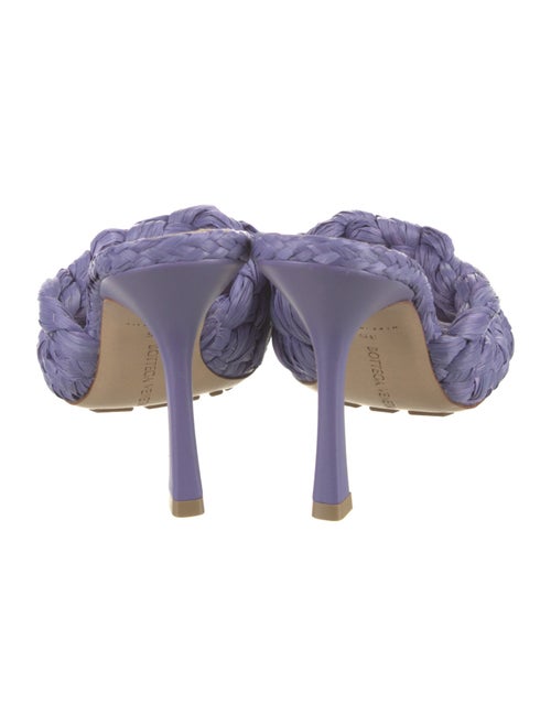 Bottega Veneta Raffia Slides