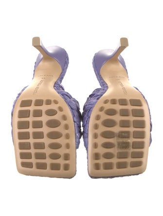 Bottega Veneta Raffia Slides
