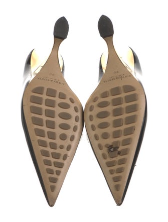 Bottega Veneta Patent Leather Slingback Pumps