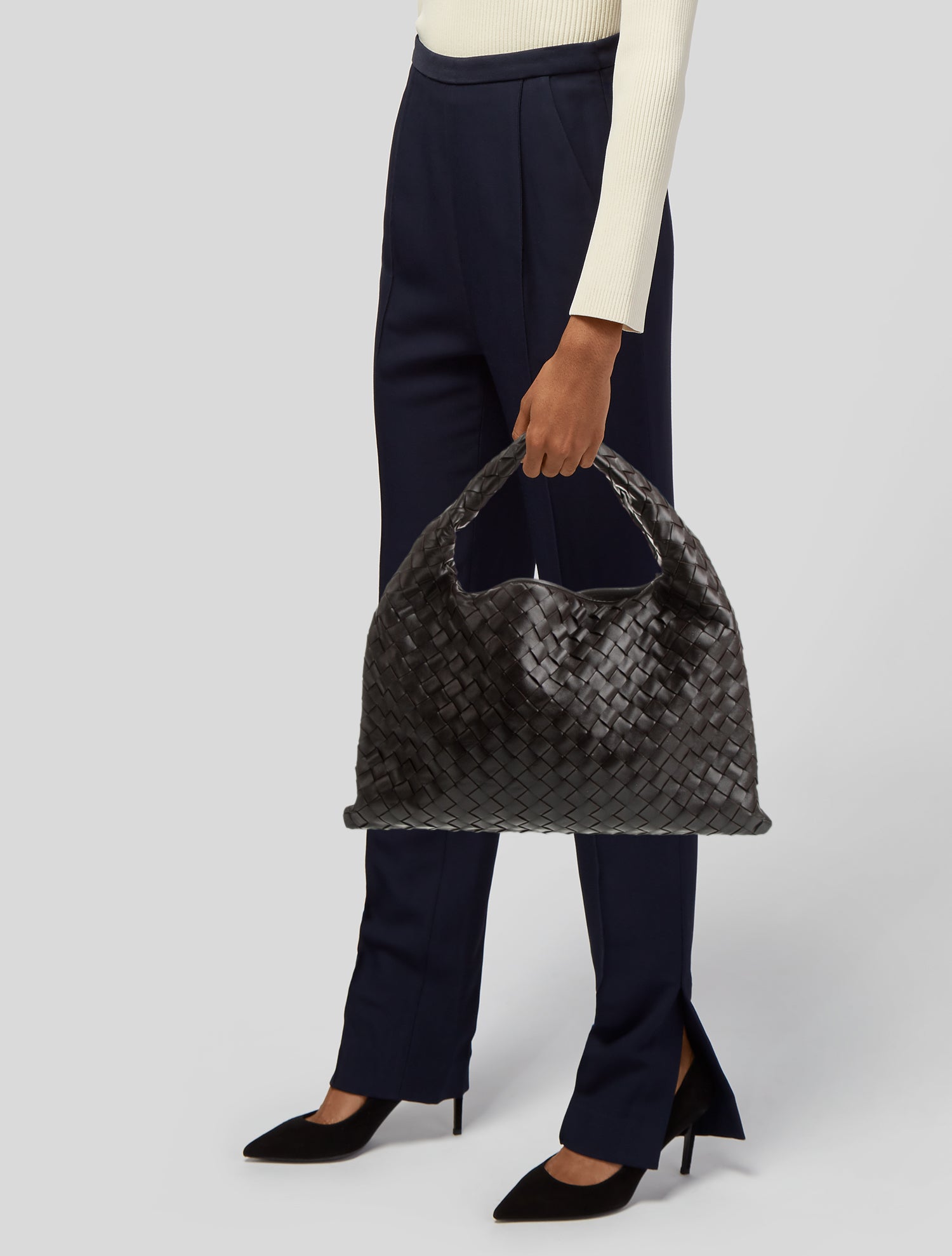Bottega Veneta Intrecciato Hop Small