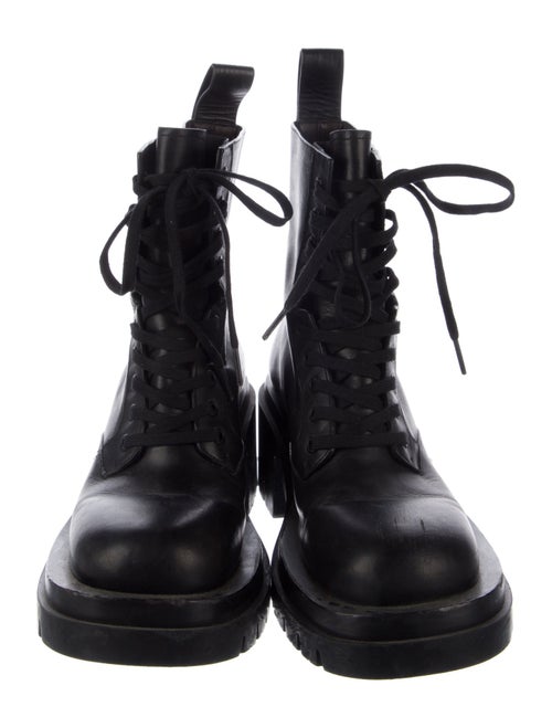 Bottega Veneta Leather Combat Boots