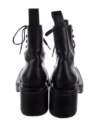 Bottega Veneta Leather Combat Boots