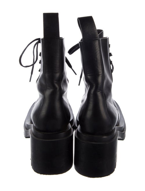Bottega Veneta Leather Combat Boots