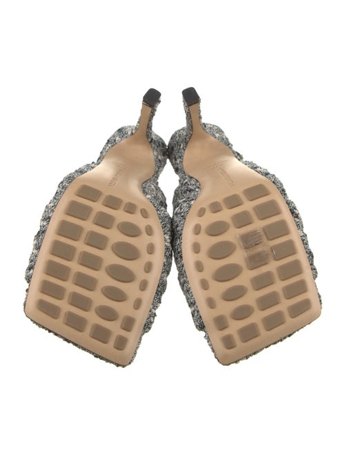 Bottega Veneta Tweed Pattern Slingback Pumps