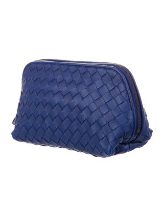 Bottega Veneta Leather Cosmetic Bag