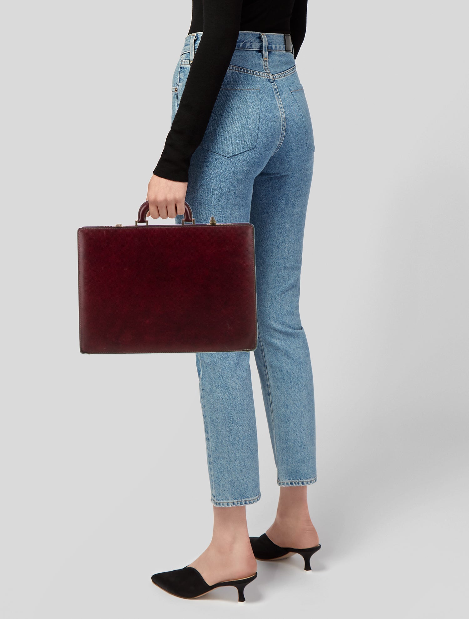 Bottega Veneta Leather Briefcase Vintage