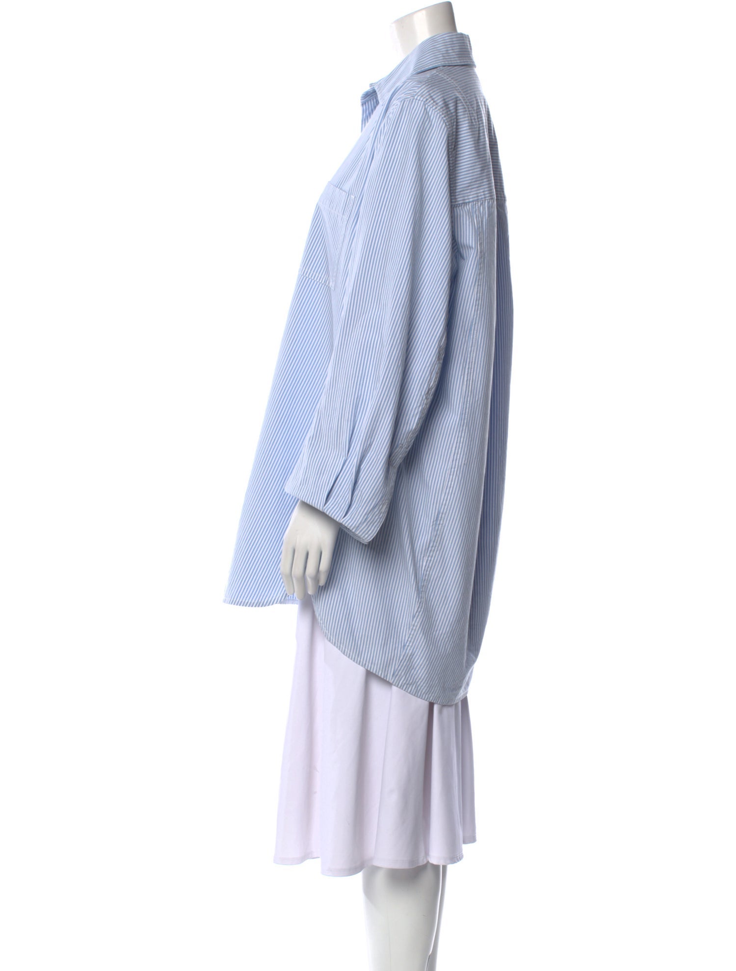 Bottega Veneta Striped Long Sleeve Tunic