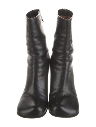 Bottega Veneta Intrecciato Weave Leather Rain Boots