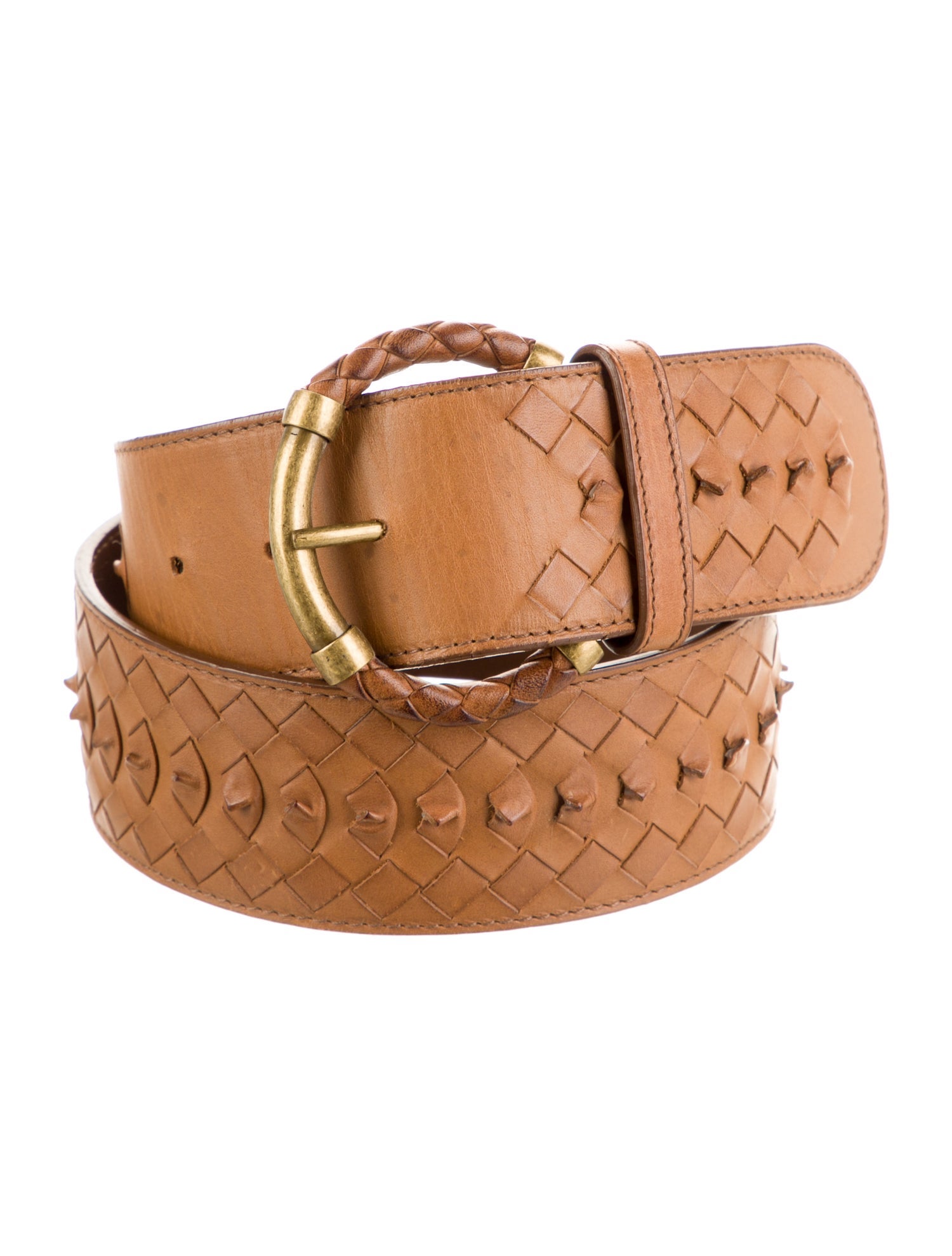 Bottega Veneta Intrecciato Weave Wide Waist Belt
