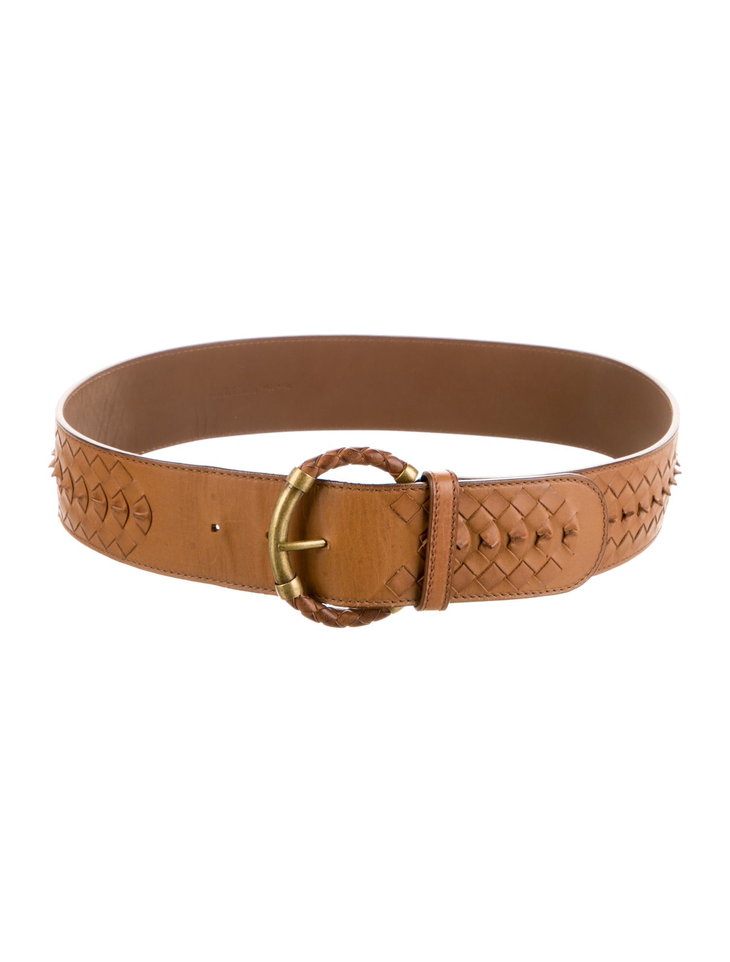 Bottega Veneta Intrecciato Weave Wide Waist Belt