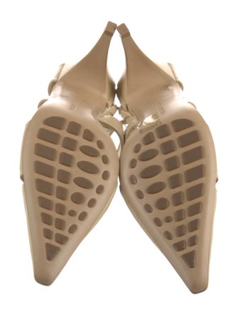 Bottega Veneta Leather Slingback Pumps