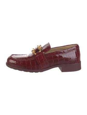 Bottega Veneta Embossed Leather Loafers