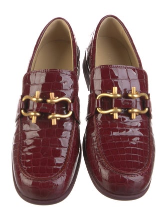 Bottega Veneta Embossed Leather Loafers