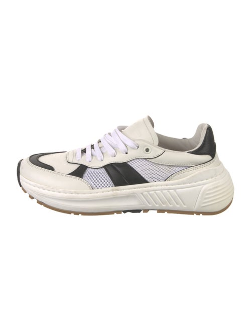 Bottega Veneta Leather Mesh Accents Sneakers