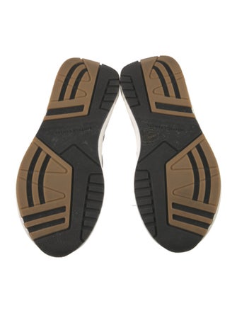 Bottega Veneta Leather Mesh Accents Sneakers