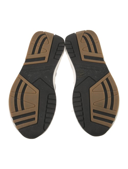 Bottega Veneta Leather Mesh Accents Sneakers