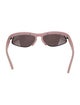 Bottega Veneta Aviator Tinted Sunglasses