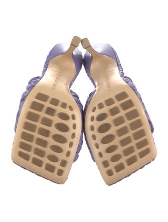 Bottega Veneta Raffia Slides