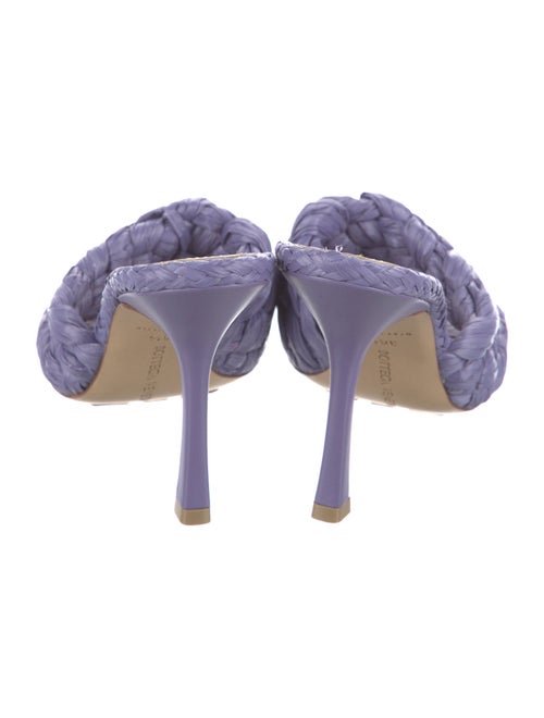 Bottega Veneta Raffia Slides