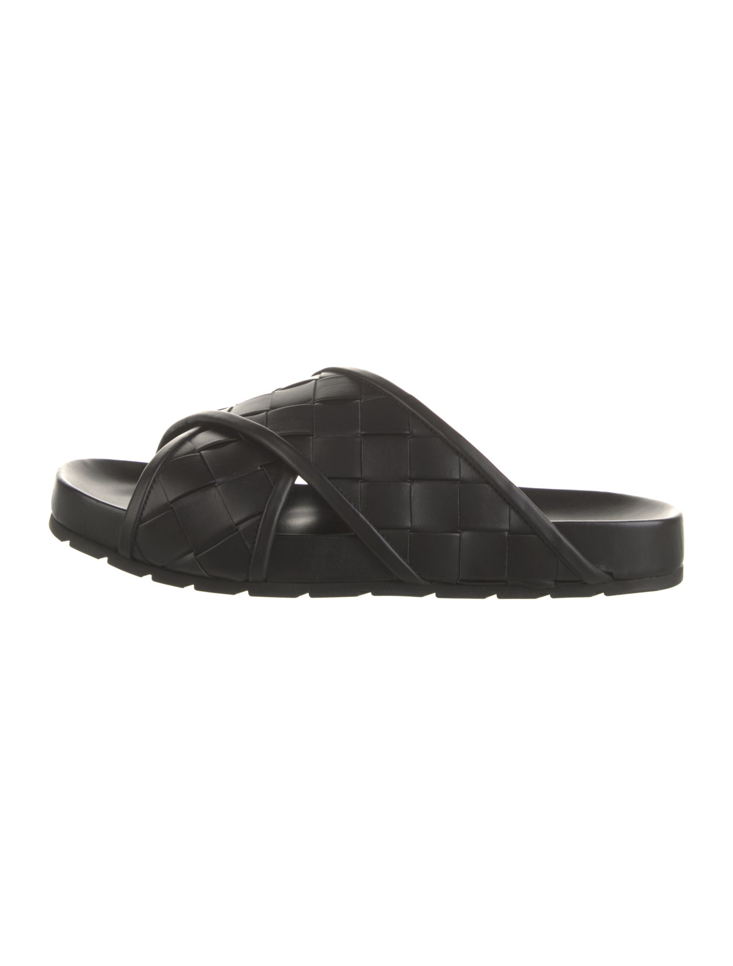Bottega Veneta Leather Slides