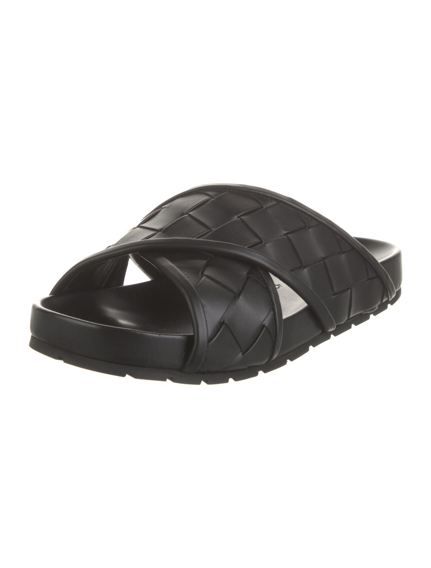 Bottega Veneta Leather Slides