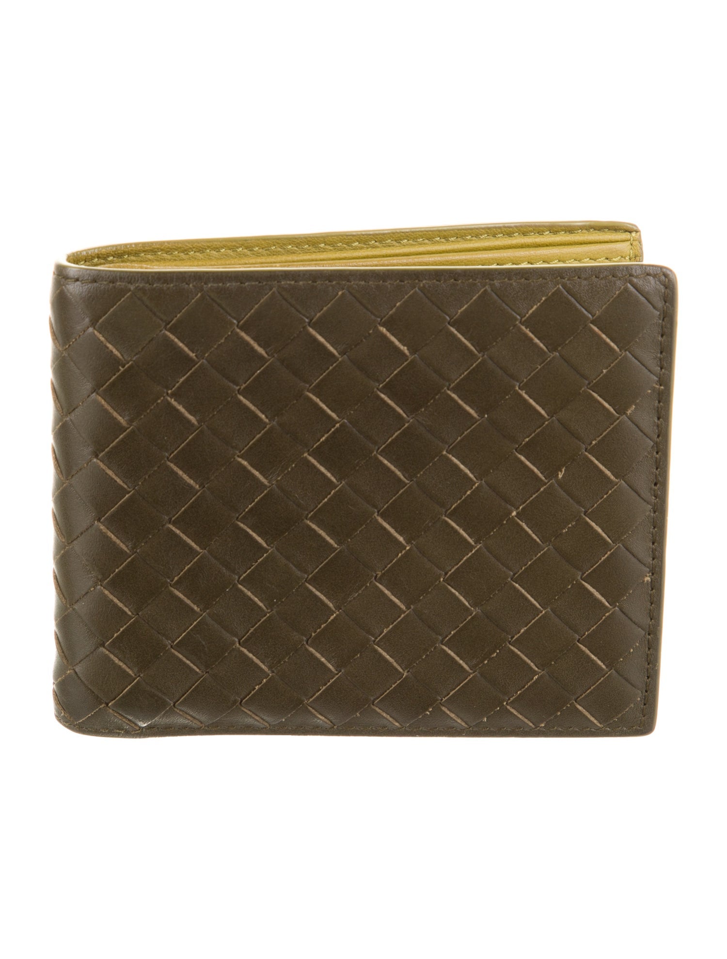 Bottega Veneta Intrecciato Weave Leather Bifold Wallet